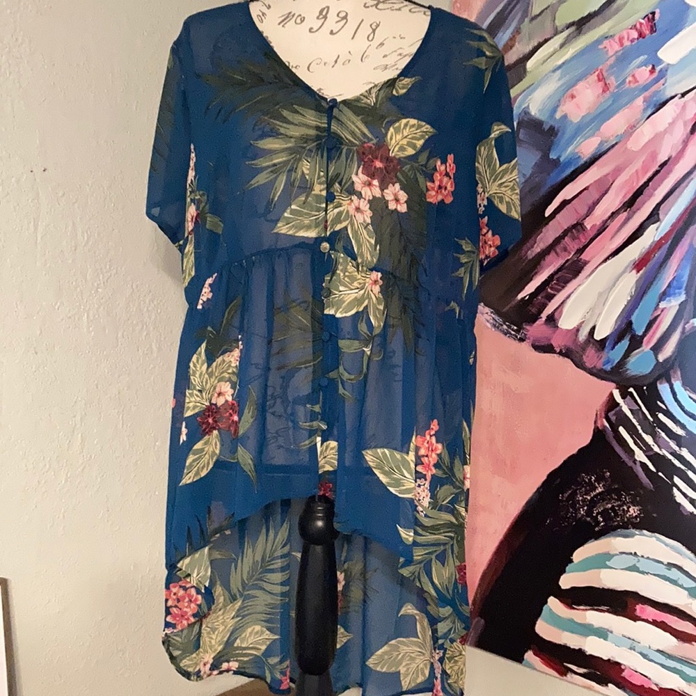 🦄 3 for $18 Torrid sheer top